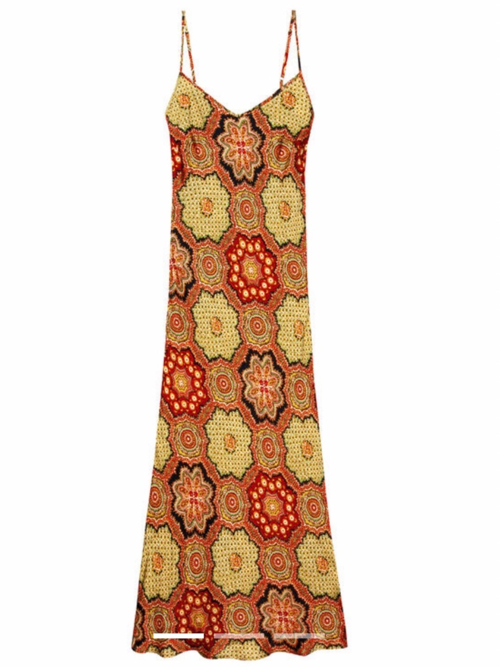 THE GREAT. The Savannah Dress in Patchwork Print - Picture 2 of 11